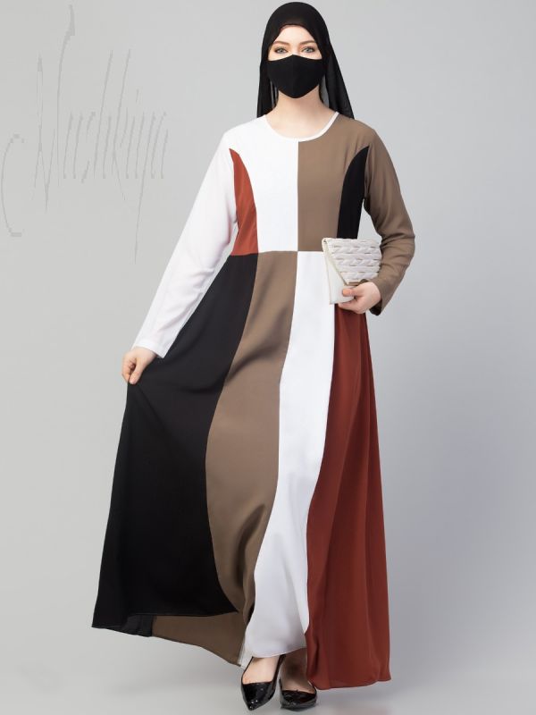 Designer- Color Block Gown
