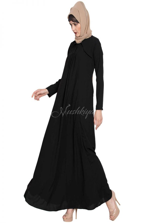 Modest Abaya in Lose Fit|Black Abaya