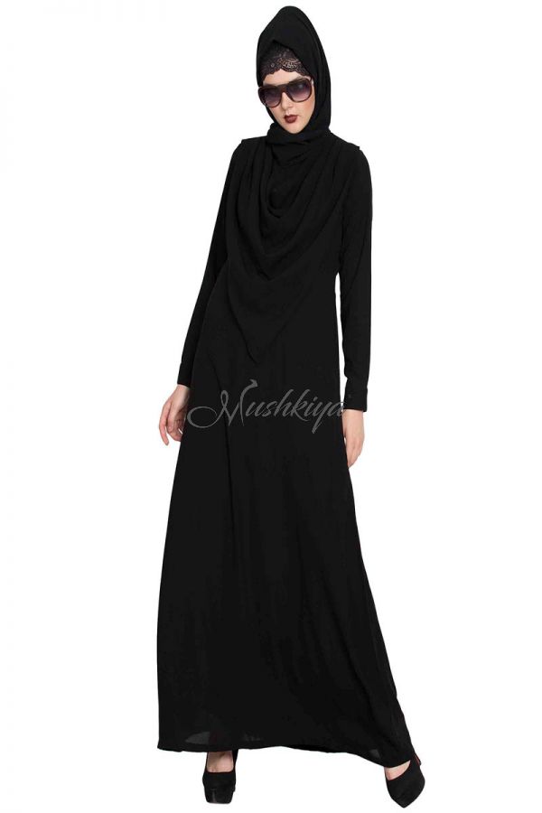Latest Abaya With Attached Shawl