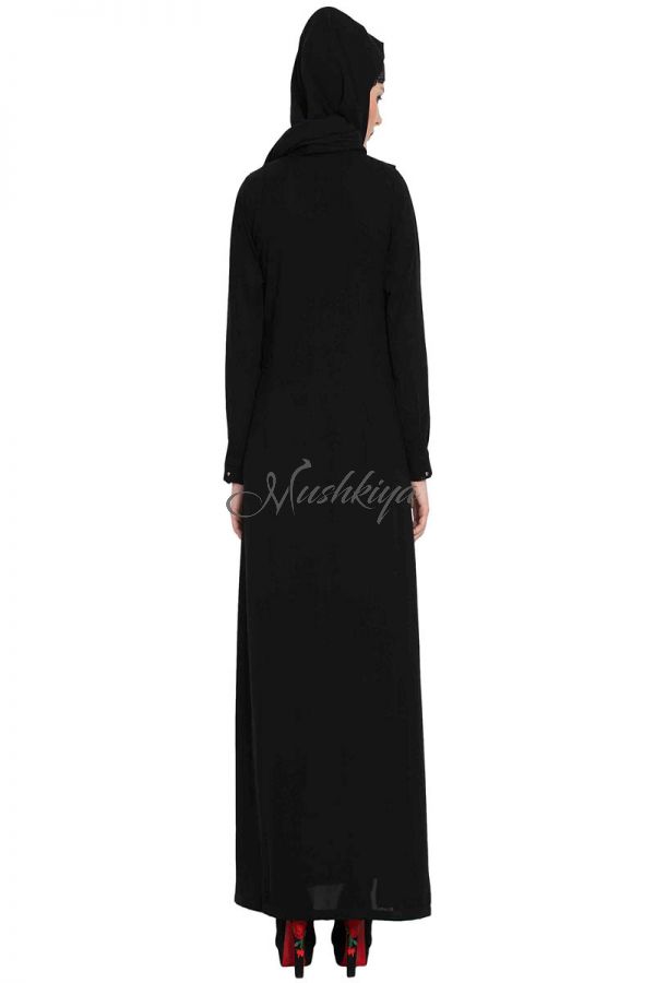 Latest Abaya With Attached Shawl