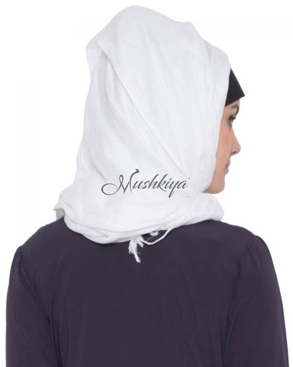 Hijab-Viscose-White