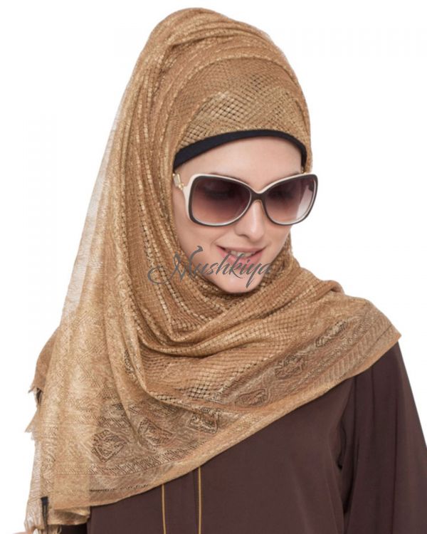 Hijab-Net-Golden