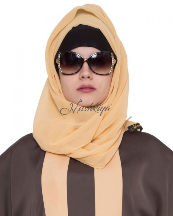 Hijab-Fawn-Poly Georgette