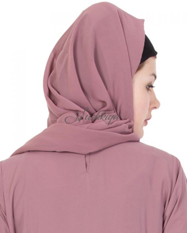 Hijab-Puce Pink-Fine Georgette