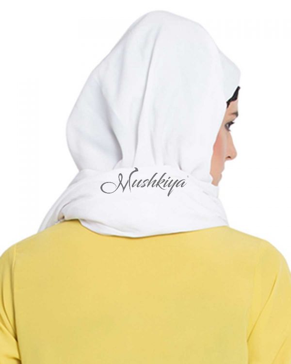 Hijab-Nida Matt-Off White
