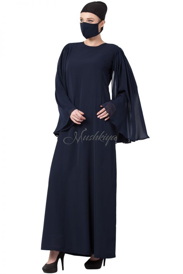 Mushkiya-Modest Dress With Extra Sleeve Layers-Not An Abaya