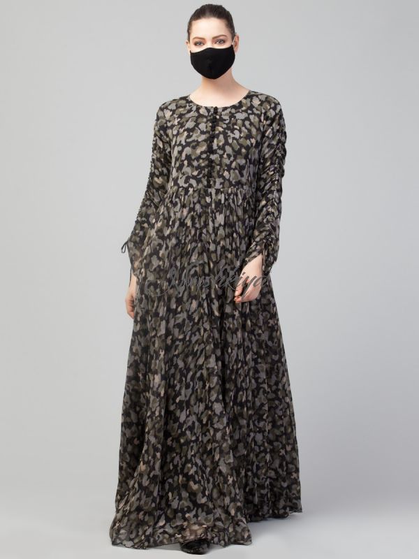 Modest Dress With 360 Degree Flair