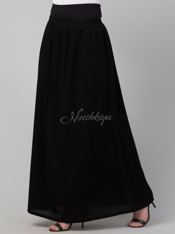  A-Line Skirt: Elasticated Waistline for Comfortable Fit