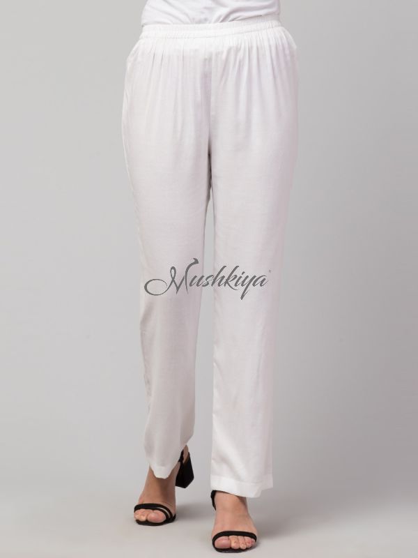 High Rise Trouser In Rayon