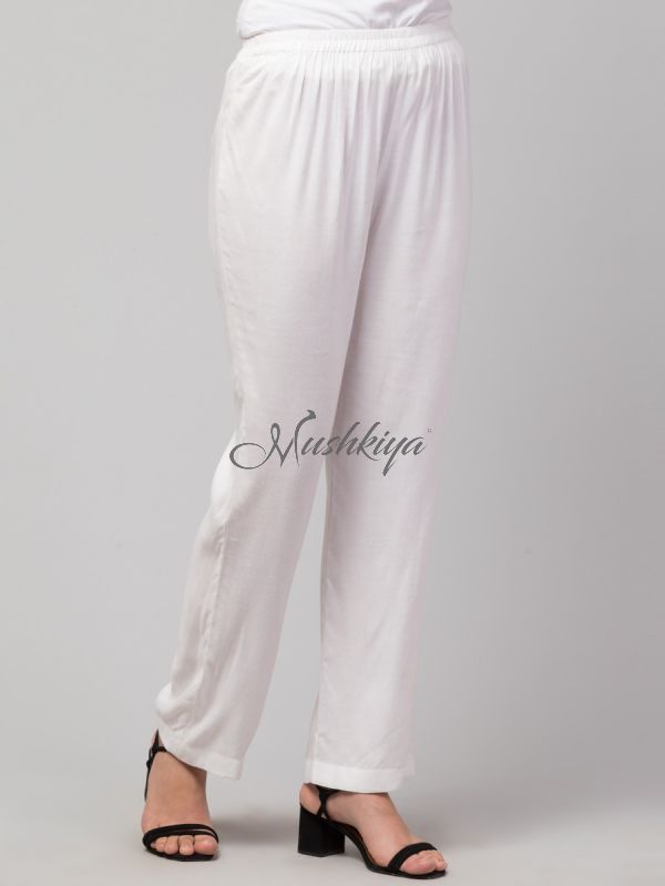 High Rise Trouser In Rayon