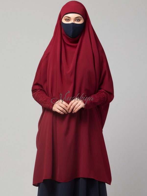 Full Size Khimar With Adjustable Mouthpiece.