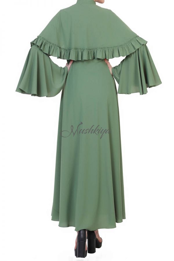 Mushkiya-Modest Dress In Modern Pattern-Not An Abaya