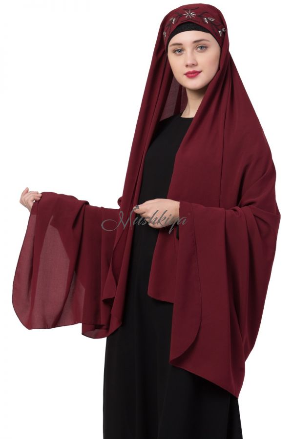 Mushkiya-Fancy Irani Chadar-Hijab For Mahrams