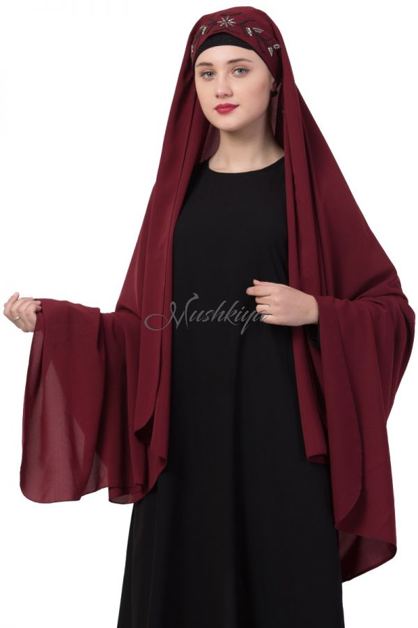 Mushkiya-Fancy Irani Chadar-Hijab For Mahrams