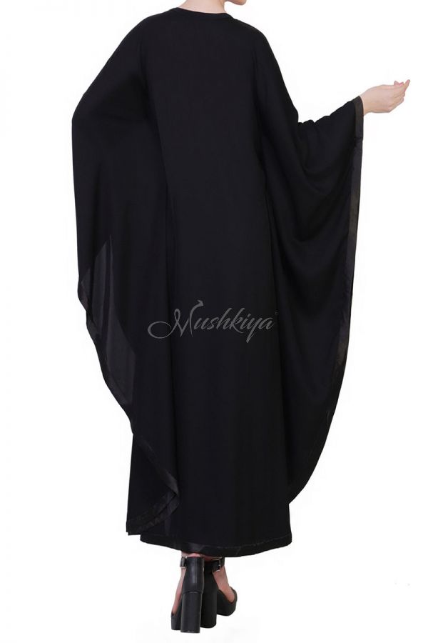 Mushkiya-Kaftan With Hand Work Embellishments-Not An Abaya