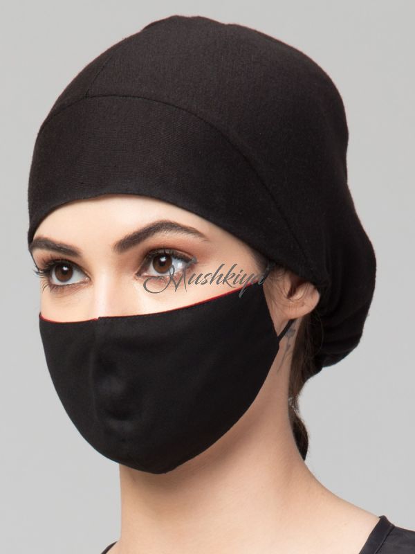 Under Hijab Cap With Drawstring