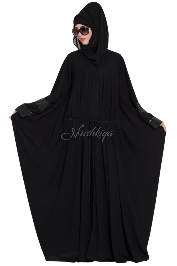 Designer Kaftan With Side Cowls-Not An Abaya